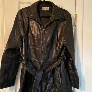 Leather jacket. Women’s size Large.